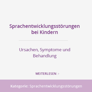 Sprachentwicklungsstörungen bei Kindern können durch eine Sprachtherapie in einer Praxis für Logopädie gezielt behandelt werden